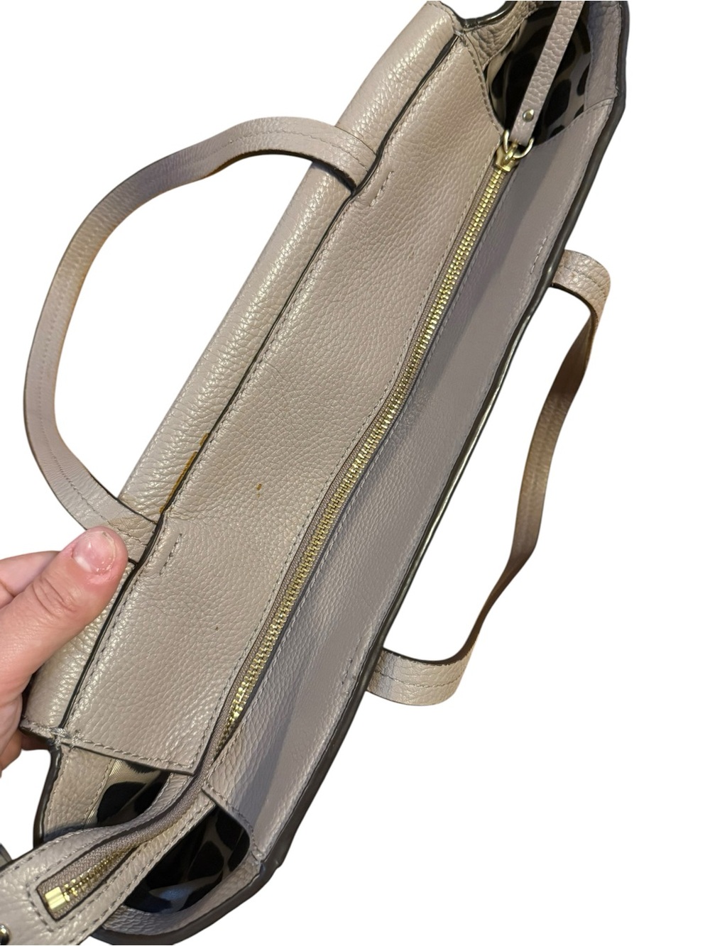 Kate Spade Lavender Leather & Suede Tote - Picture 6 of 7